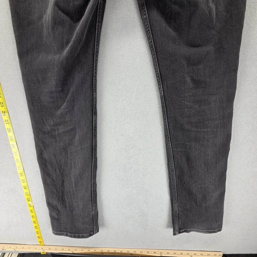 Vintage Levis 511 Jeans Mens 32x34 Black Slim Engineered Flap Pockets Zip Fly